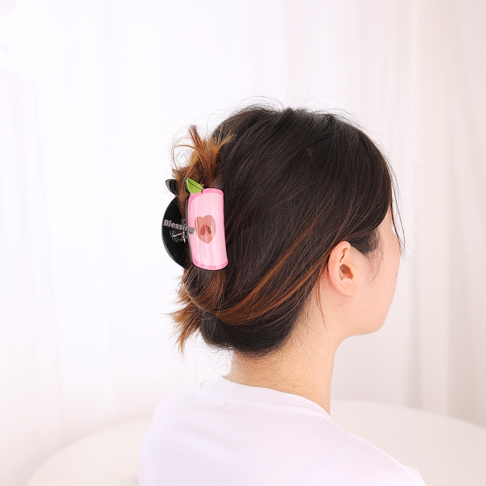 Korean-style Fruit Claw Hair Accessory For Women