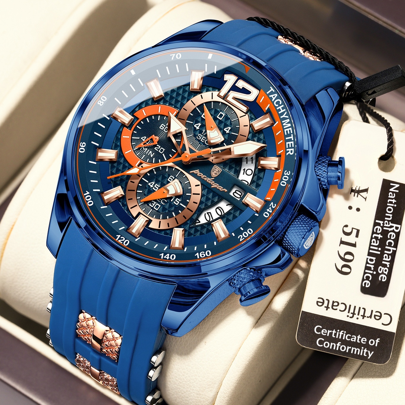 Mens Sports Watch Waterproof And Luminous 6