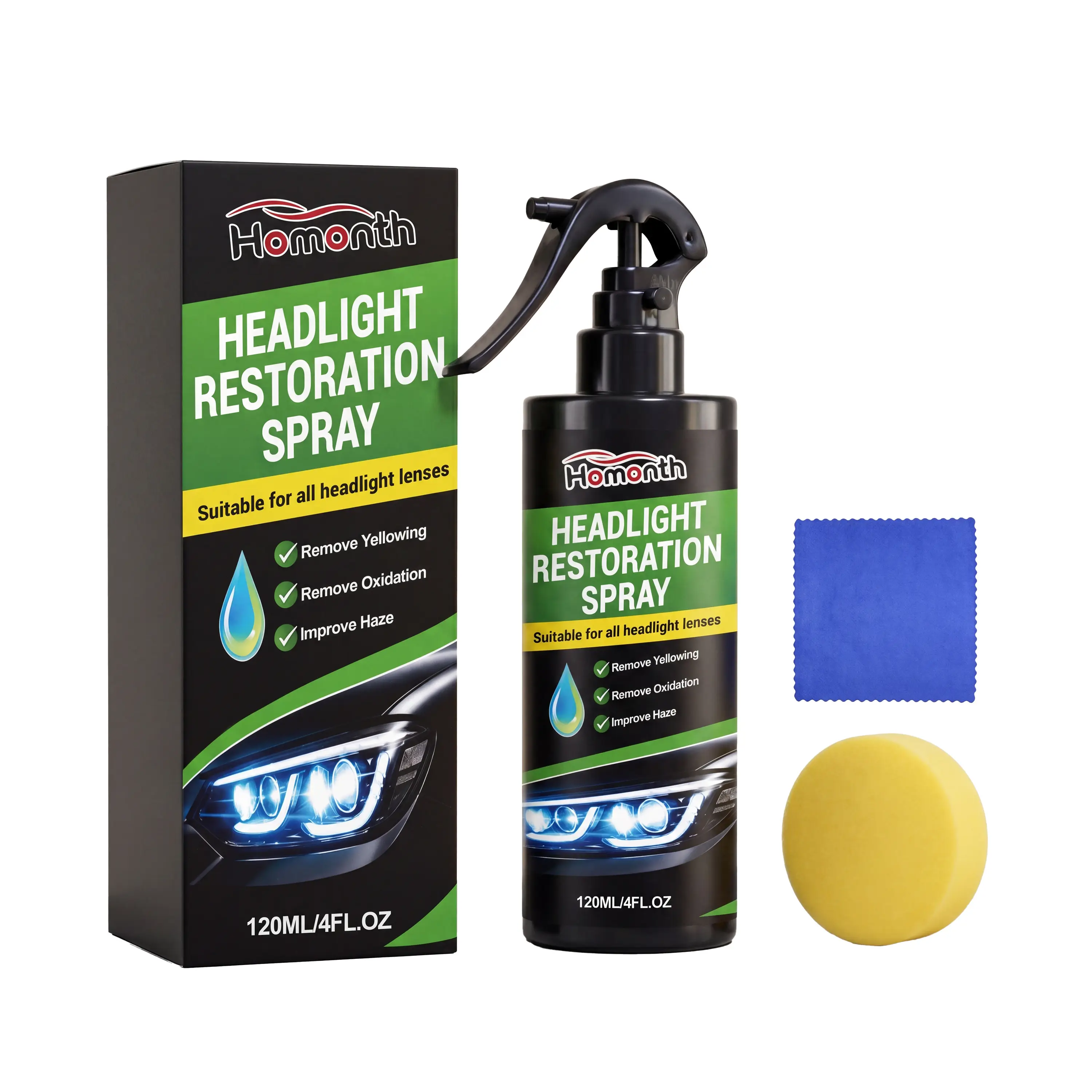 Headlight Restoration Spray
