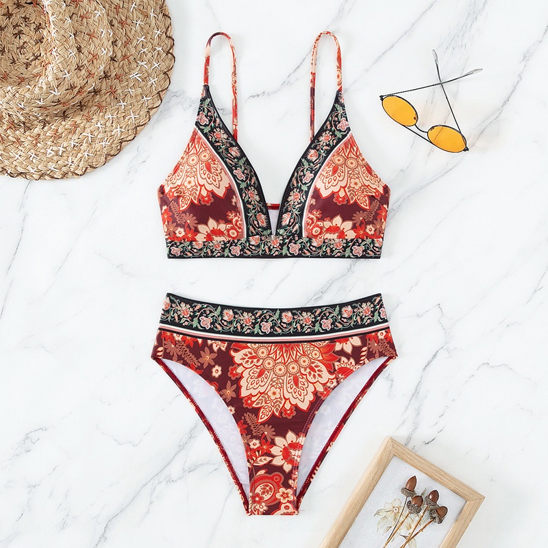 Push-up Two-piece Womens Swimsuit Bikini