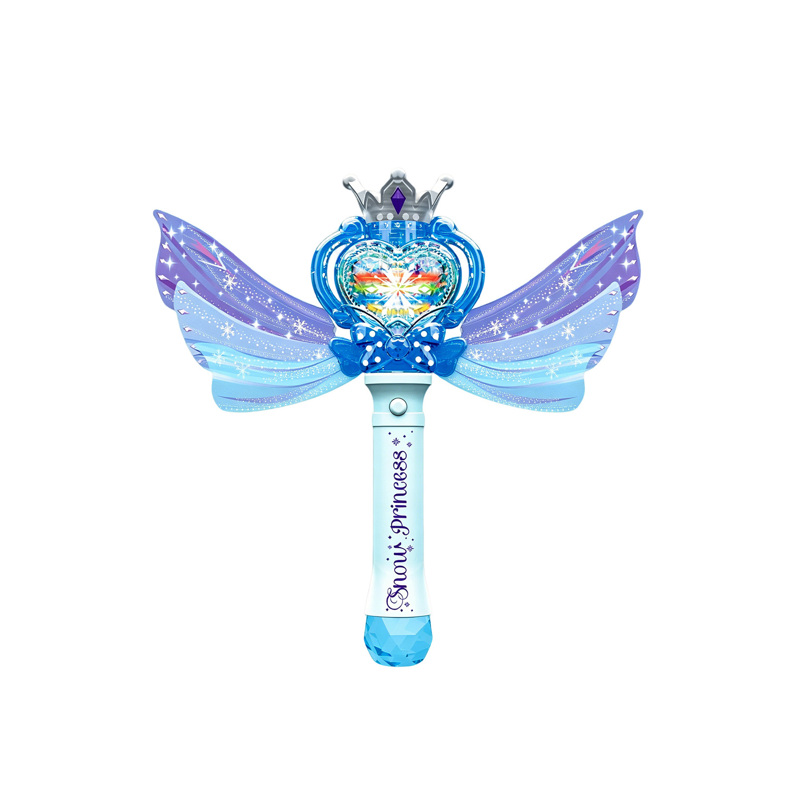 Hexagonal Star Rotating Colorful Bubble Magic Wand