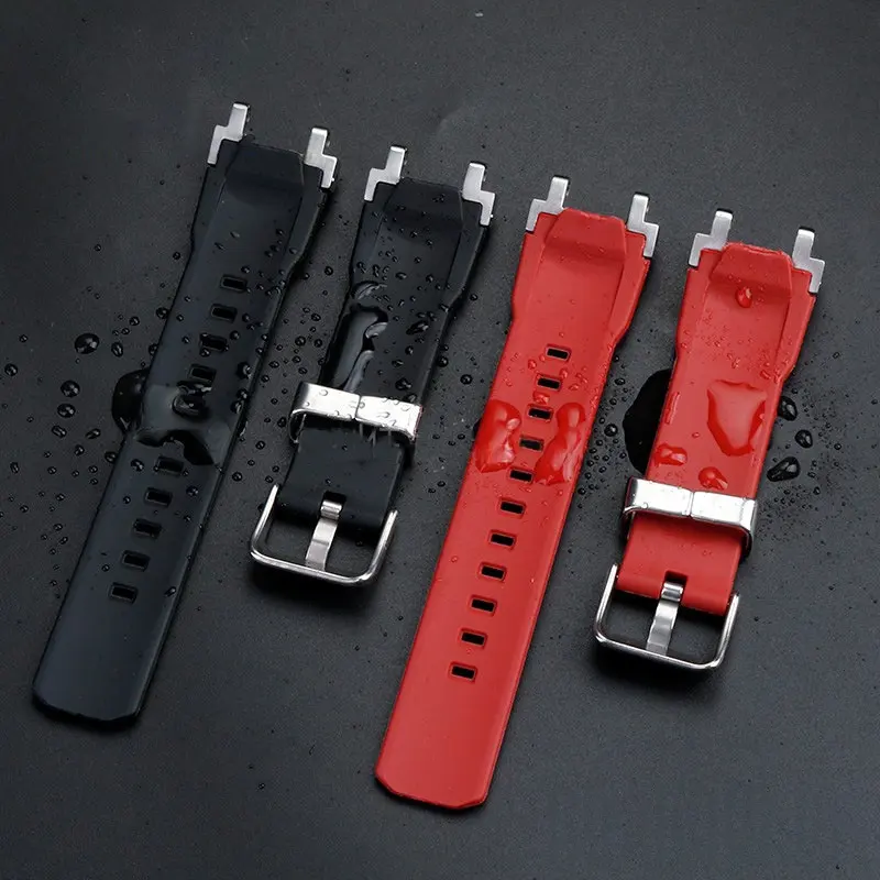 Modified Resin Silicone Mens Watch Strap
