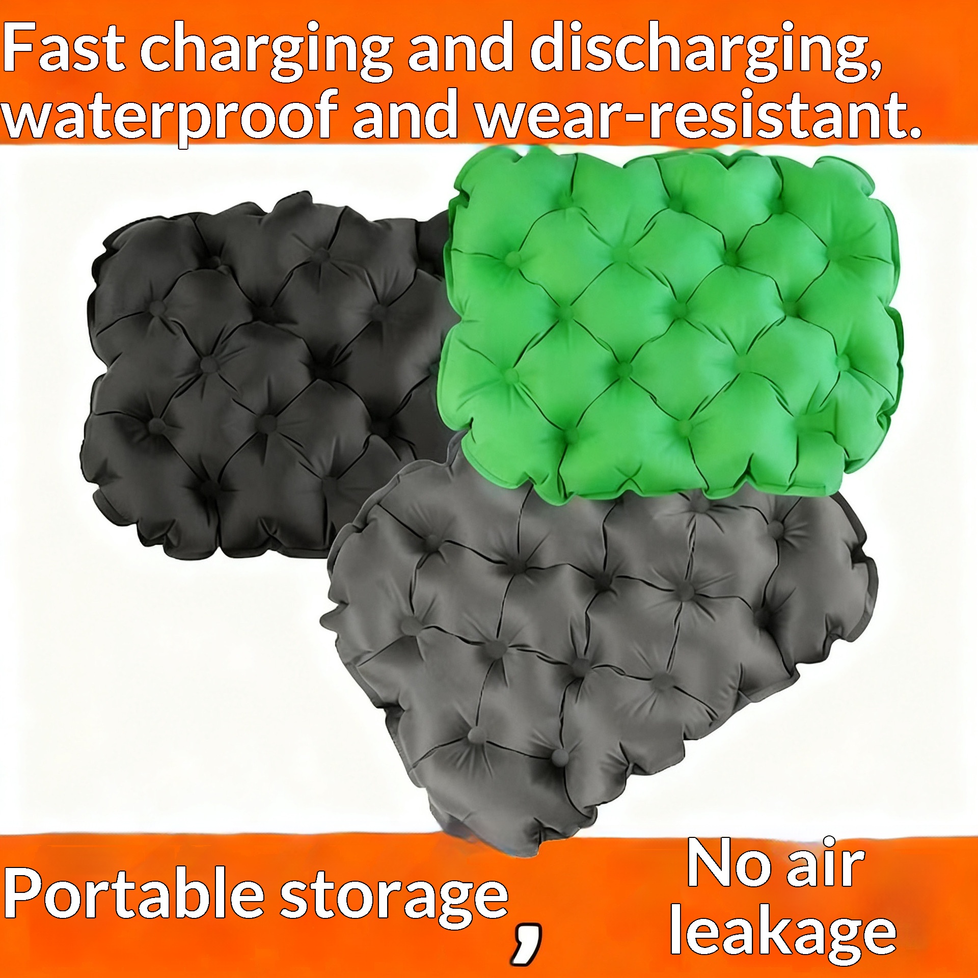 Outdoor Portable Camping Inflatable Seat Cushion 3