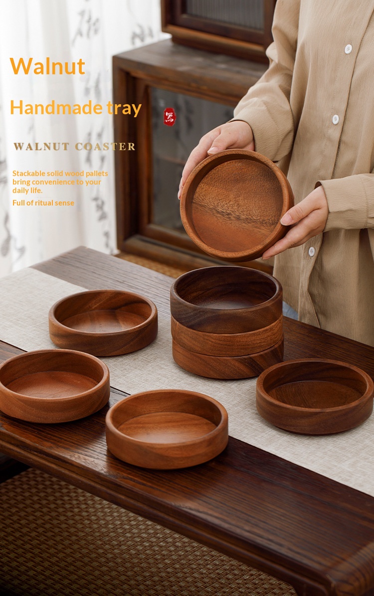 Stylish Walnut Wood Snack Platter for Your Home