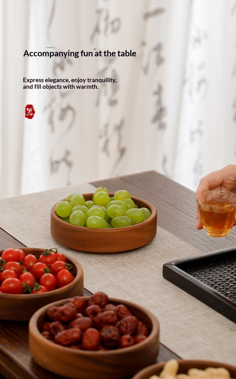 Stylish Walnut Wood Snack Platter for Your Home