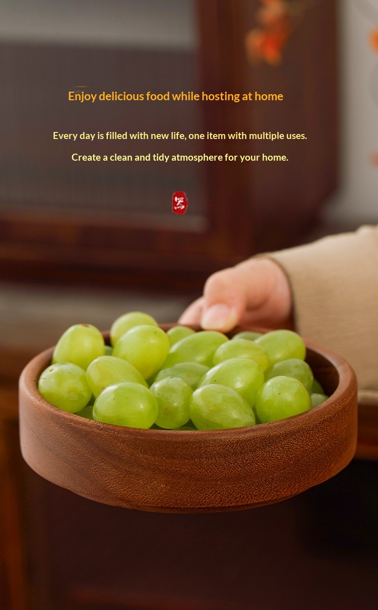 Stylish Walnut Wood Snack Platter for Your Home