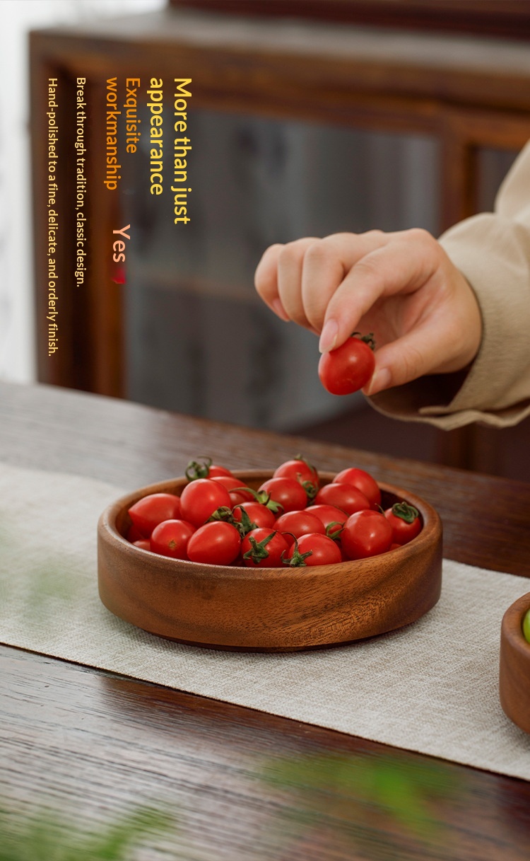Stylish Walnut Wood Snack Platter for Your Home