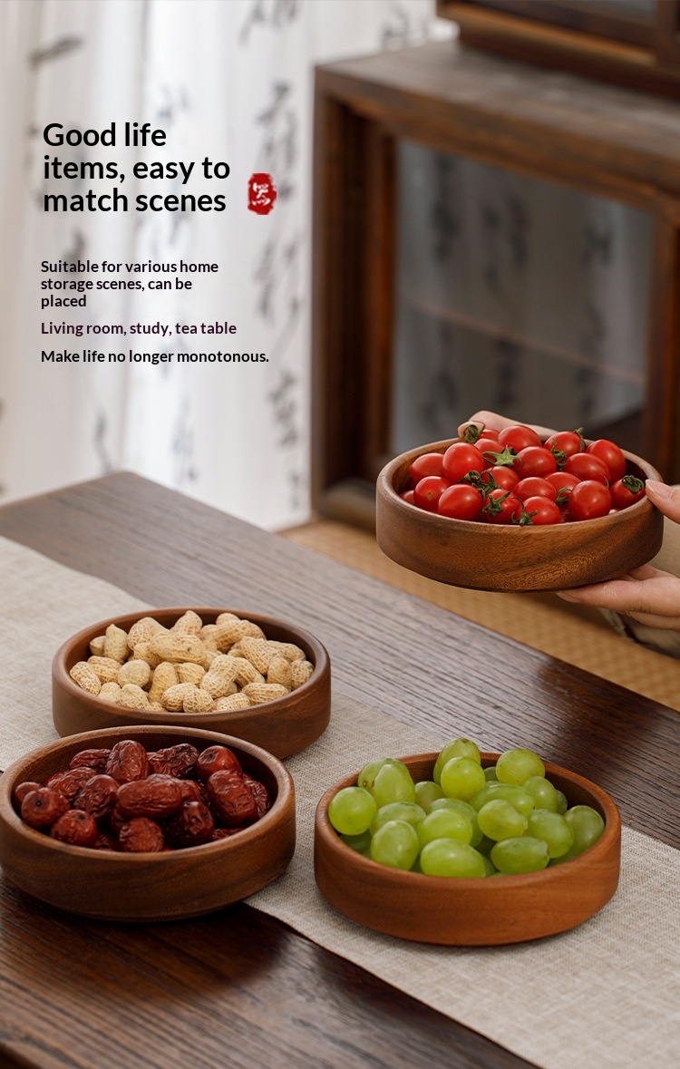 Stylish Walnut Wood Snack Platter for Your Home