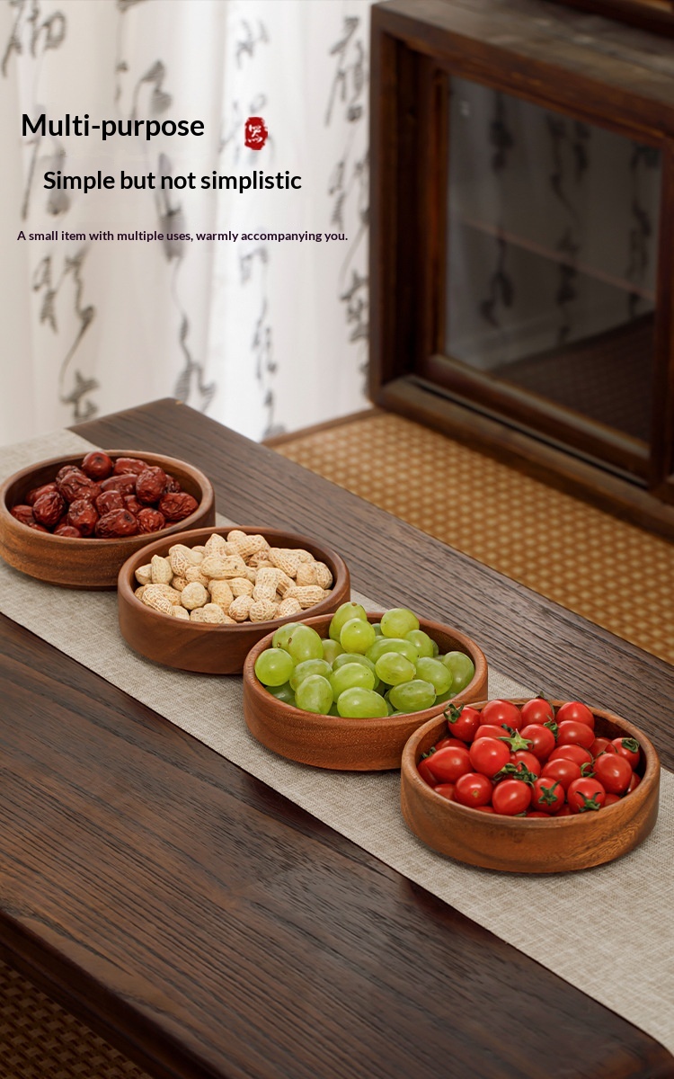 Stylish Walnut Wood Snack Platter for Your Home