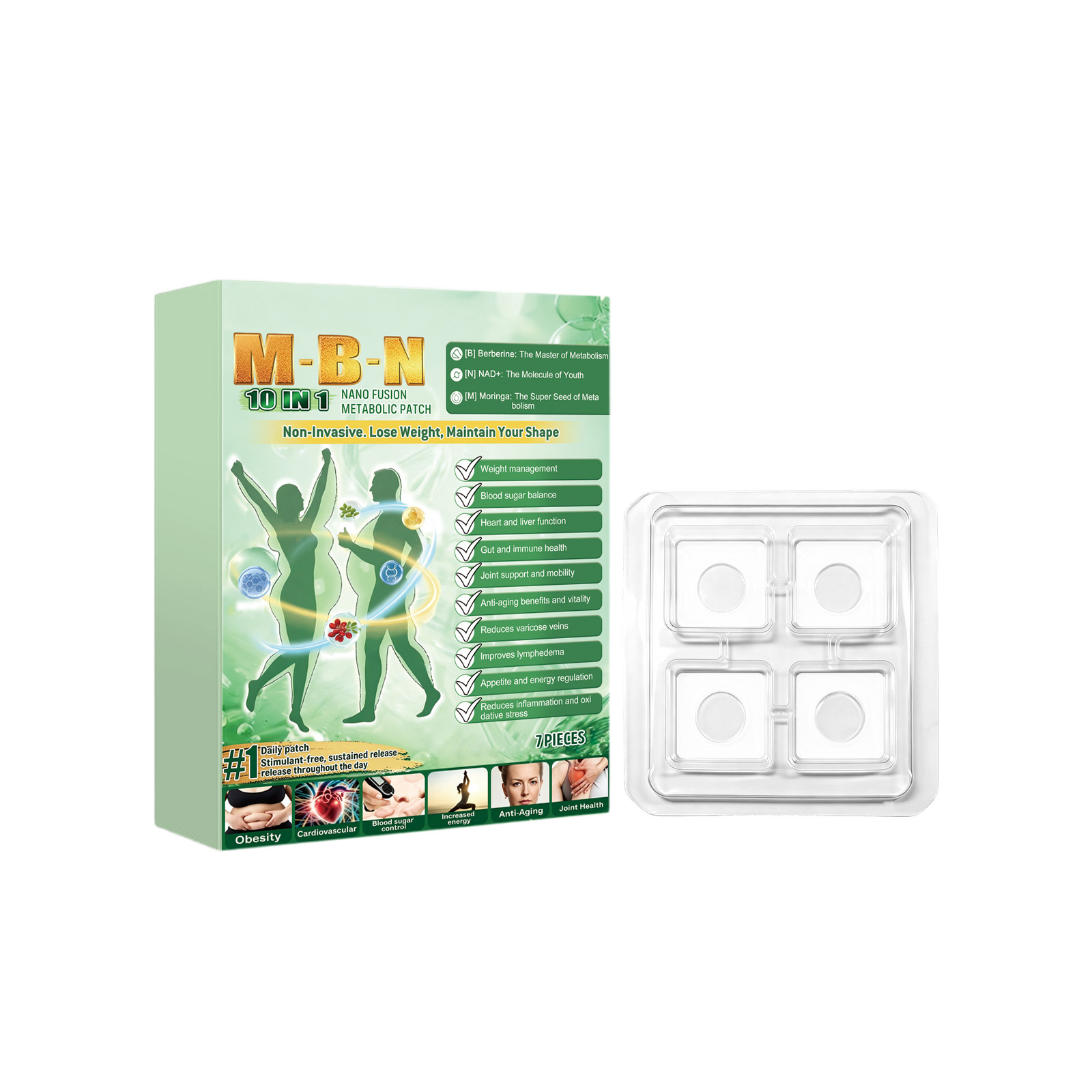 Ten-in-one Nano-fusion Metabolic Patch