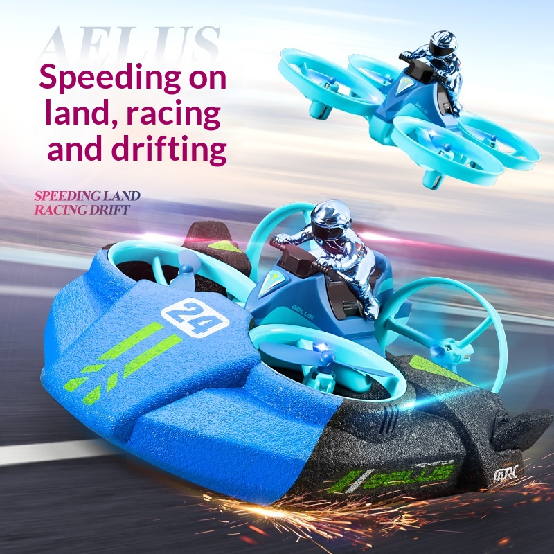 Toy Boy V24 Remote-Controlled Childrens 3-in-1 Drone Helicopter