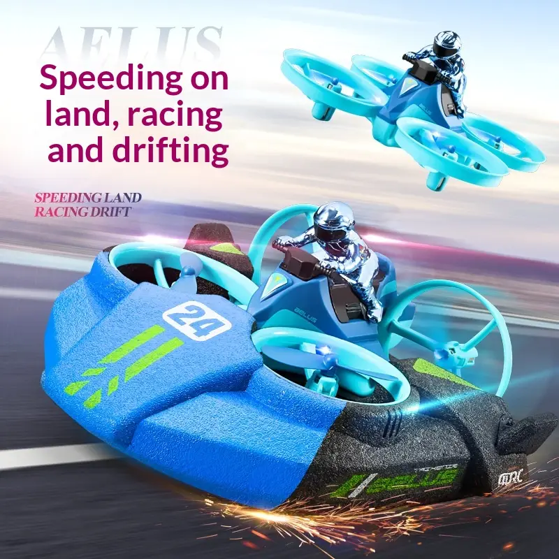 Toy Boy V24 Remote-Controlled Childrens 3-in-1 Drone Helicopter
