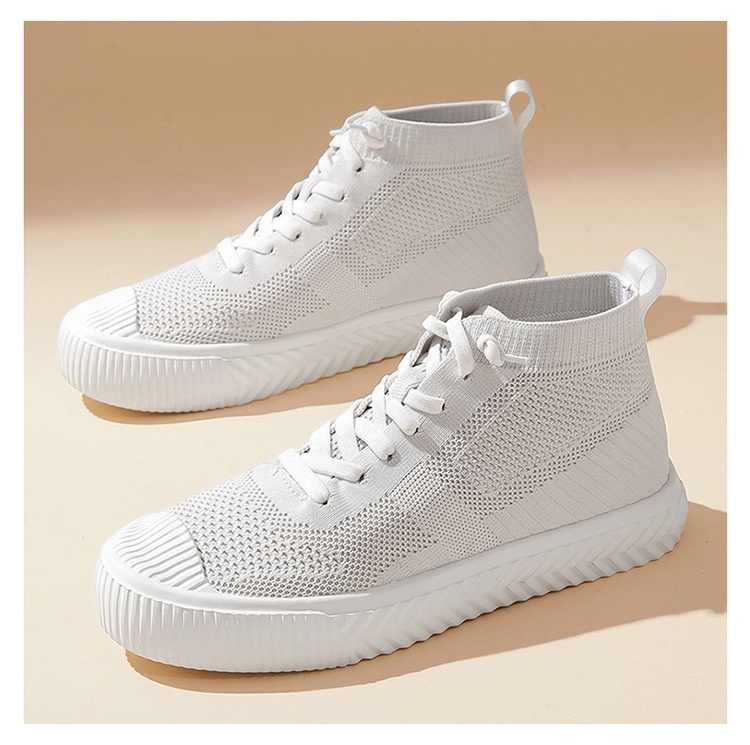 Unisex Flyknit High-Top Casual Sneakers — sole detail 10