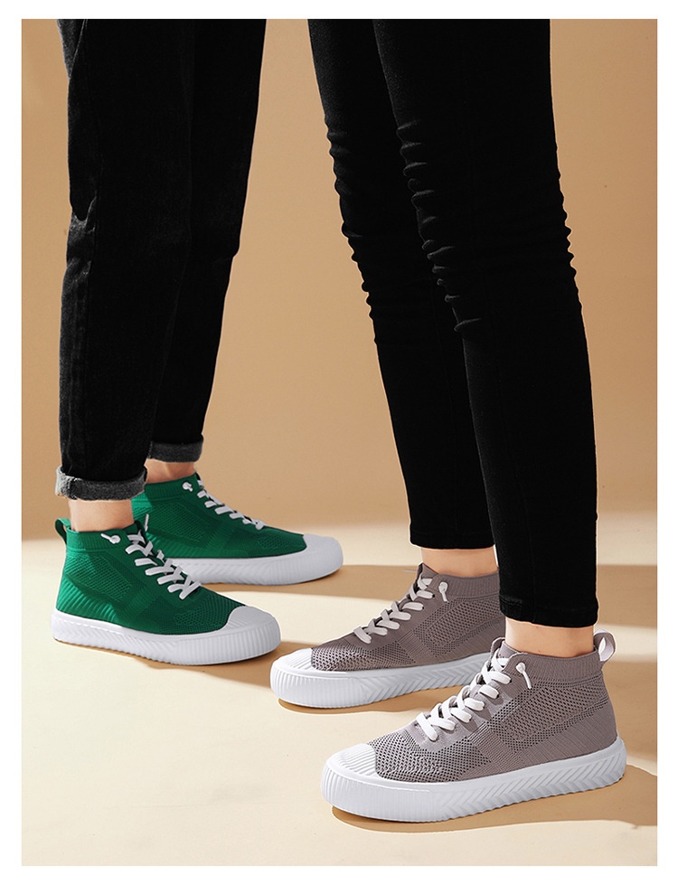 Unisex Flyknit High-Top Casual Sneakers — detail view 13