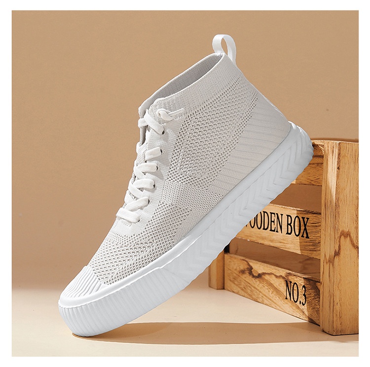 Unisex Flyknit High-Top Casual Sneakers — detail view 14