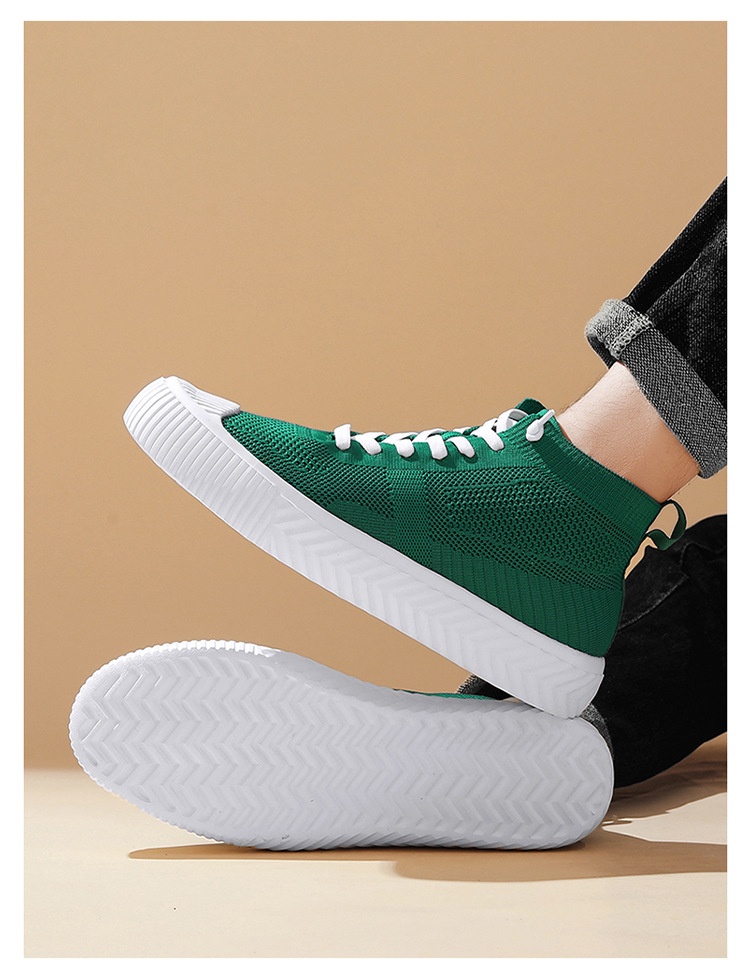 Unisex Flyknit High-Top Casual Sneakers — detail view 15