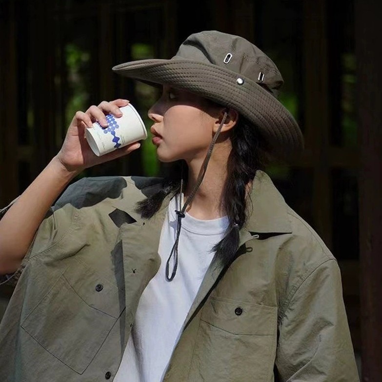 Outdoor Travel Camping Sun-Protection Shade Bucket Hat 4