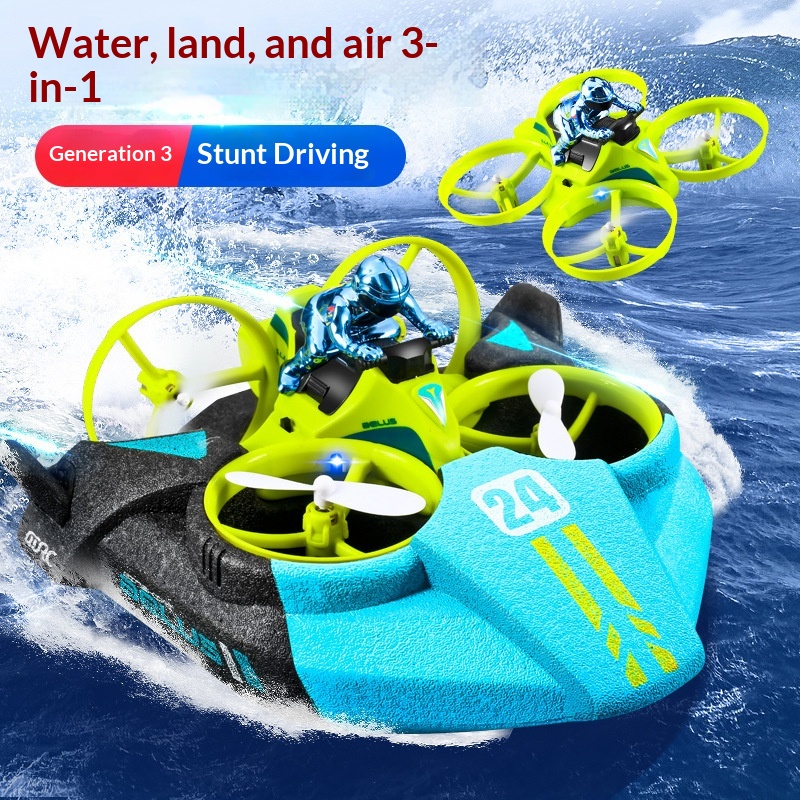 Toy Boy V24 Remote-Controlled Childrens 3-in-1 Drone Helicopter