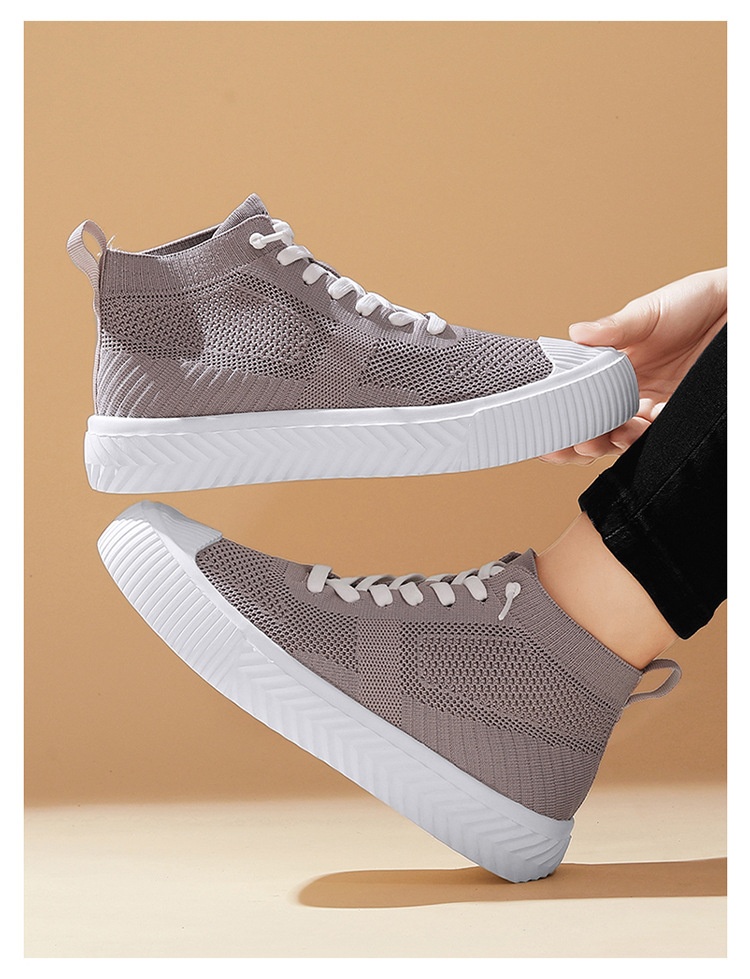 Unisex Flyknit High-Top Casual Sneakers — detail view 17