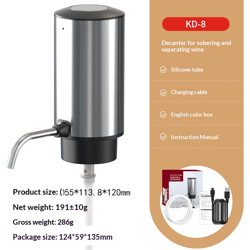 Electronic Wine Aerator Electric Red Wine Decanter