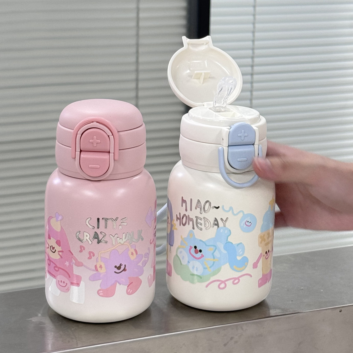 Cute Portable Insulated Straw Cup For Kids — foto 3