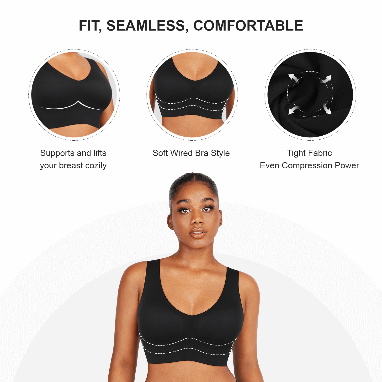 Nop-pad Sports Tank Top Bra Corrector 5