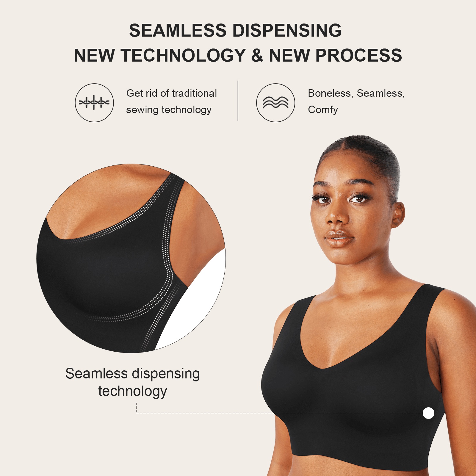 Nop-pad Sports Tank Top Bra Corrector 3
