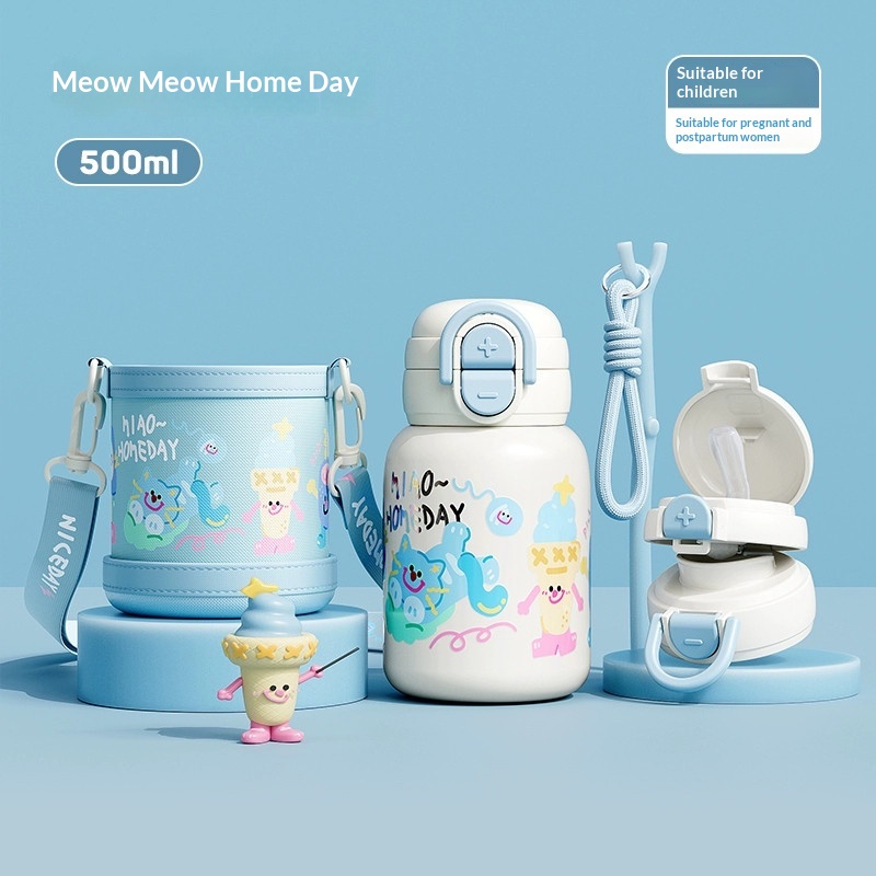 Cute Portable Insulated Straw Cup For Kids — foto 5
