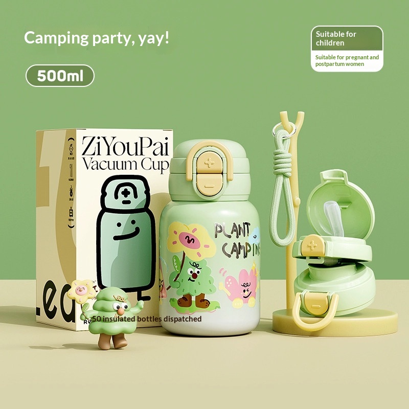 Cute Portable Insulated Straw Cup For Kids — foto 4