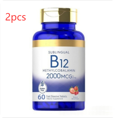 Comprimés de Vitamine B12 2000 µg — 60 unités action rapide 2