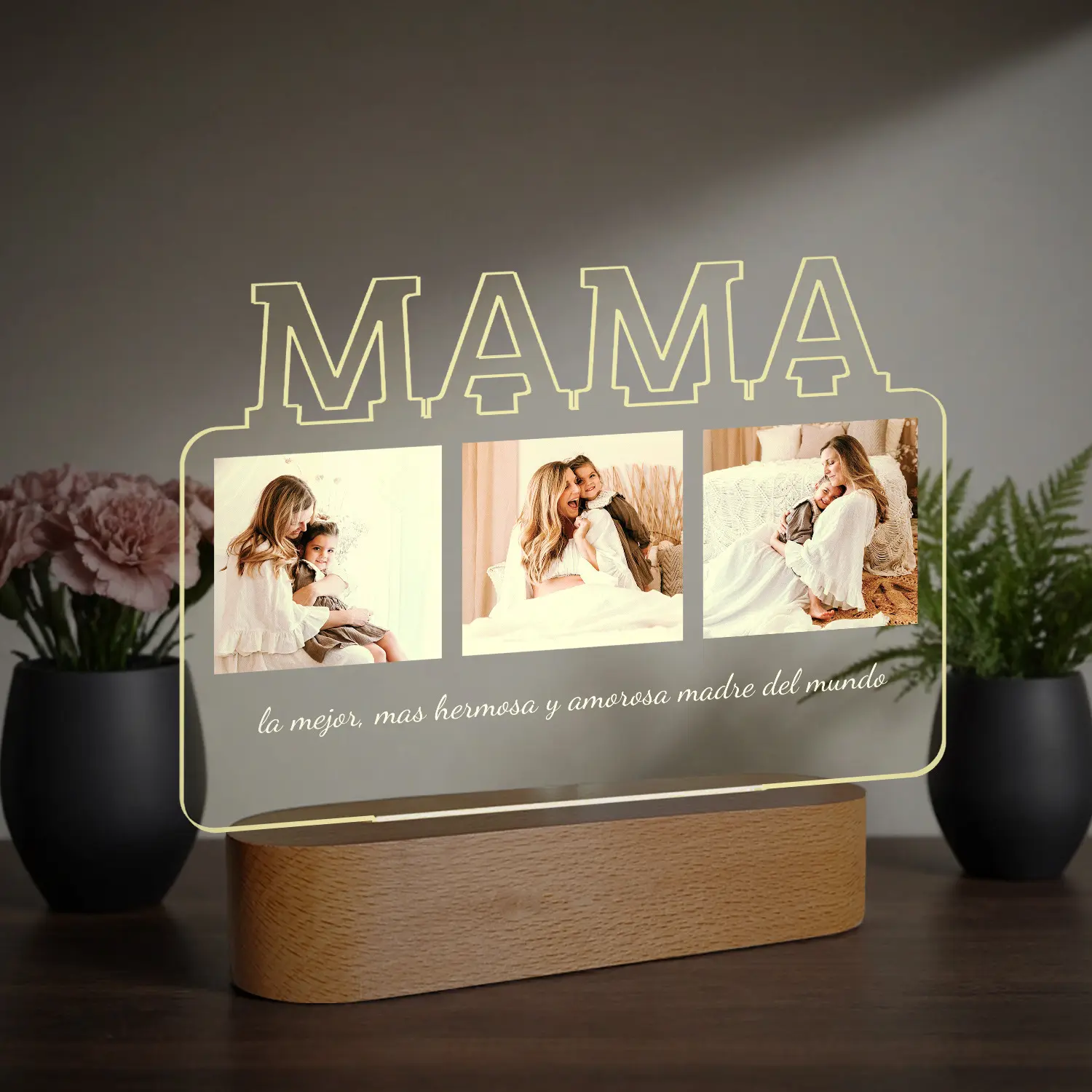 Creative Mother's Birthday Photo Customization Bedroom Bedside