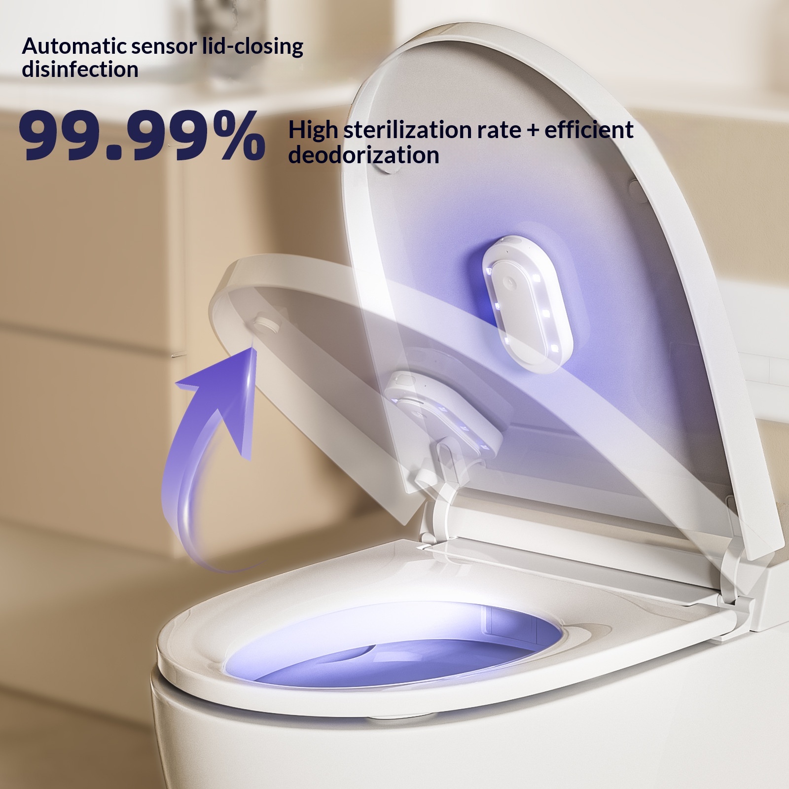 Ultraviolet Toilet Disinfection Lamp Hotel Sterilizer