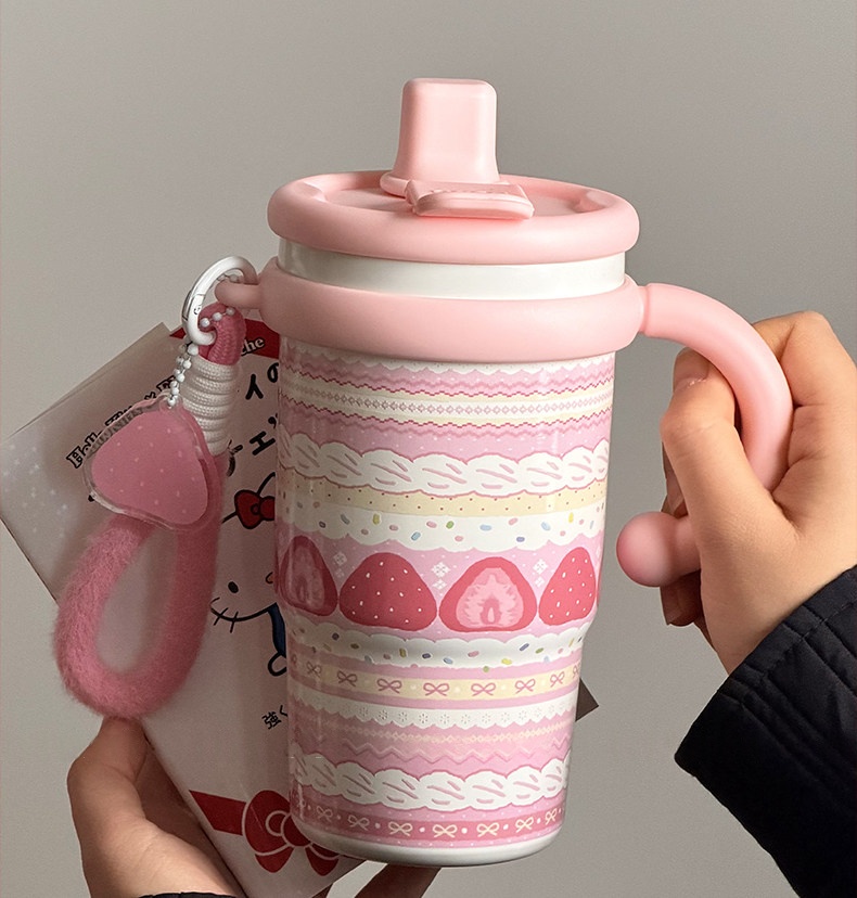 New Stainless Steel Straw Water Bottle