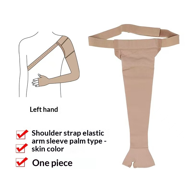 Secondary Lymphedema Of The Arm Due To Axillary Lymph Node Involvement Compression Sleeve