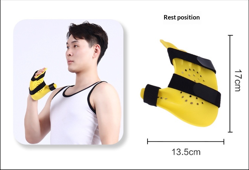 Split Splint For Hand And Palm, Plastic Immobilization Device For Adults And Children 4