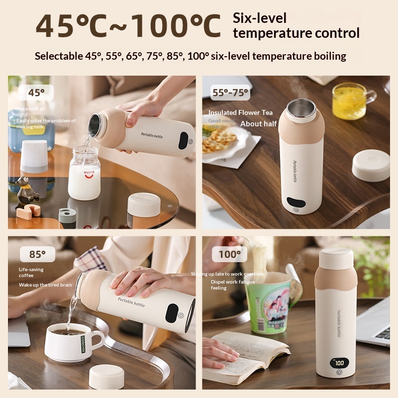 Portable Mini Thermostatic Electric Water Cup For Office And Travel Constant Temperature U