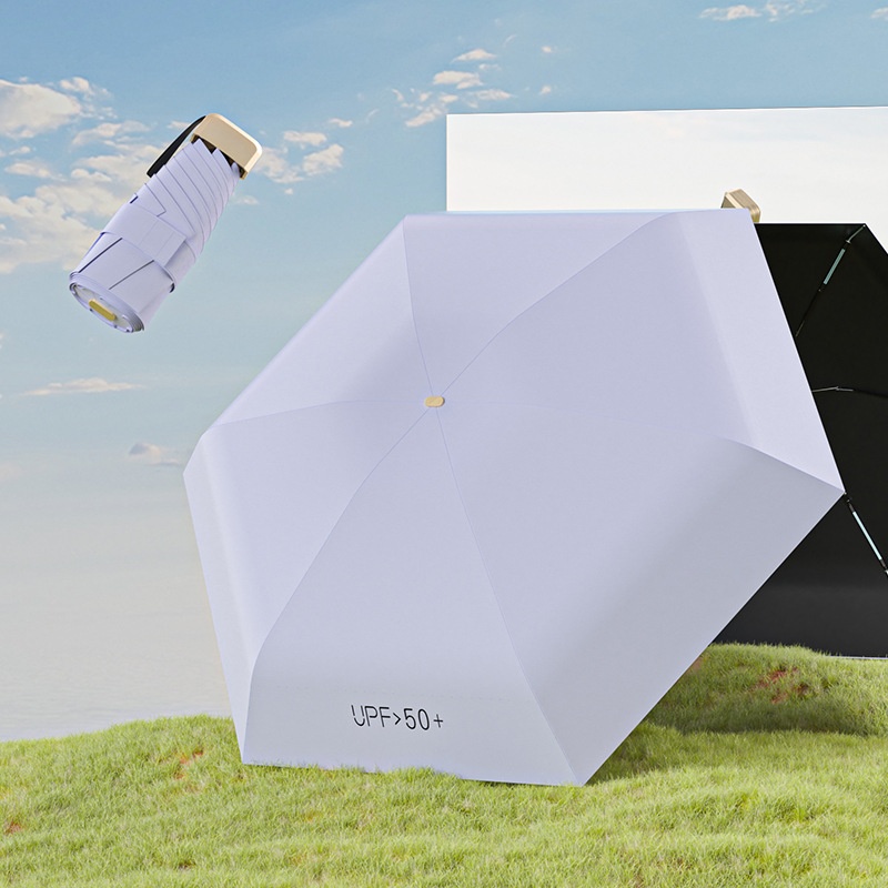 Flat Five-fold Umbrella Card Ultra-light Mini 11