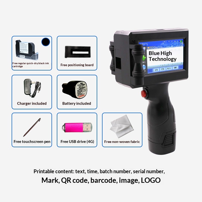 Hand-held Inkjet Printer Counting Date