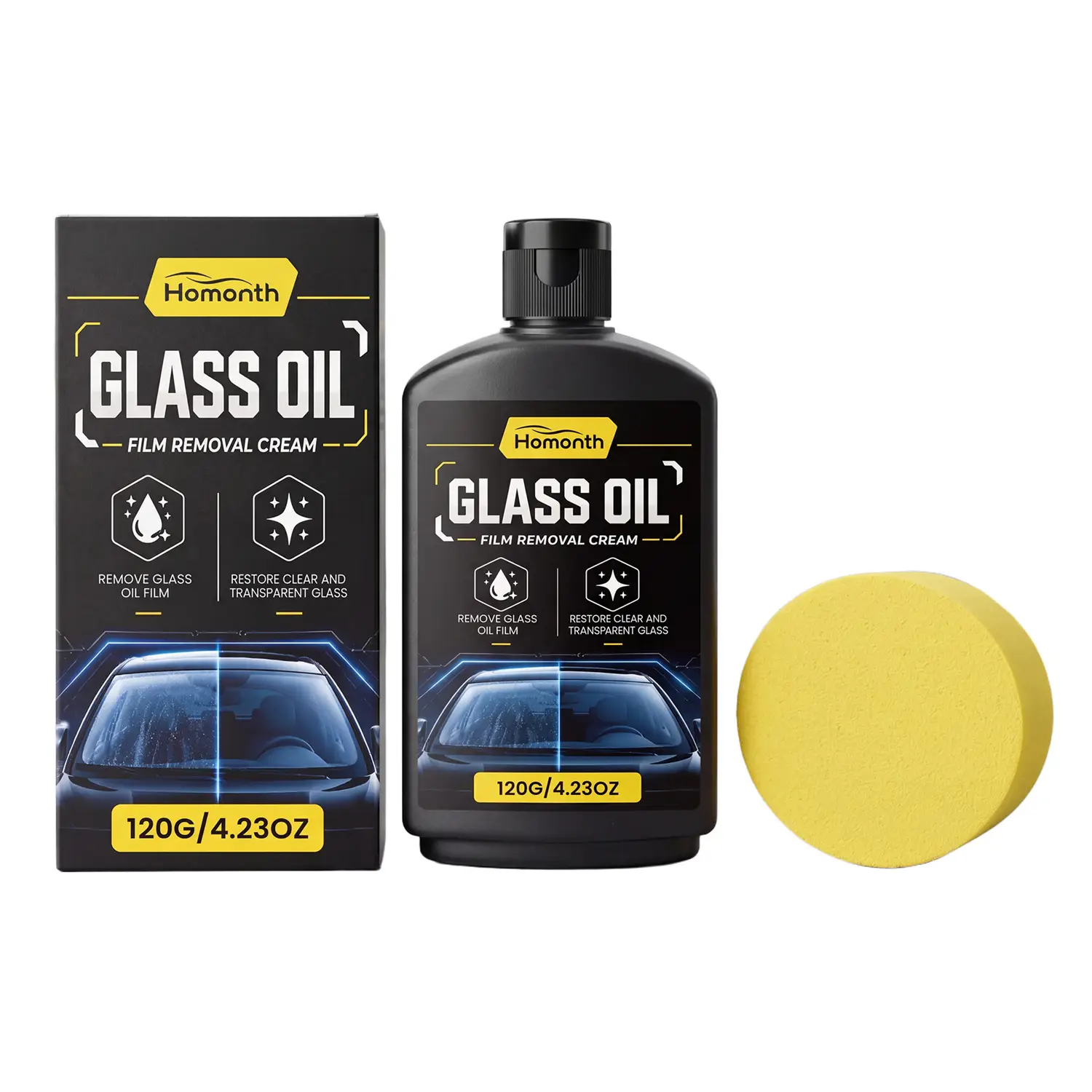 Glass Oil Film Removal Kit