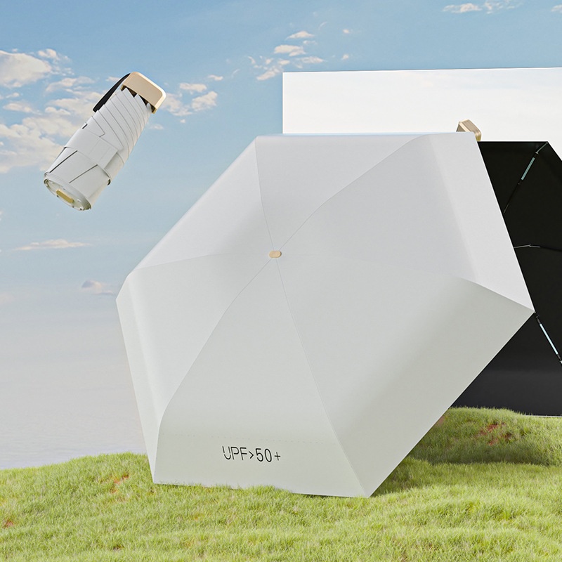 Flat Five-fold Umbrella Card Ultra-light Mini 7