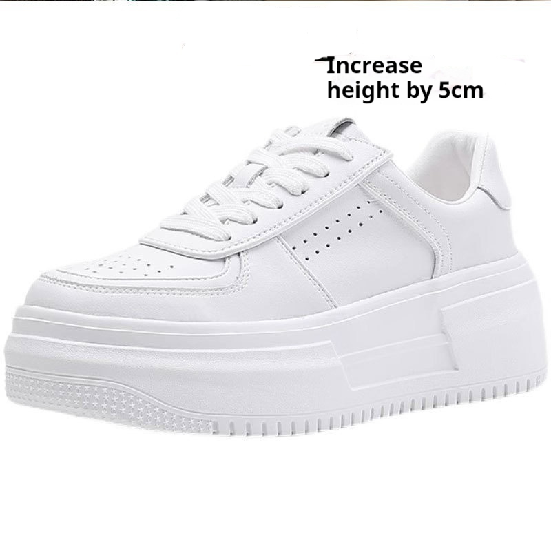 Versatile Thick-soled Height-increasing Casual Sneakers For Women