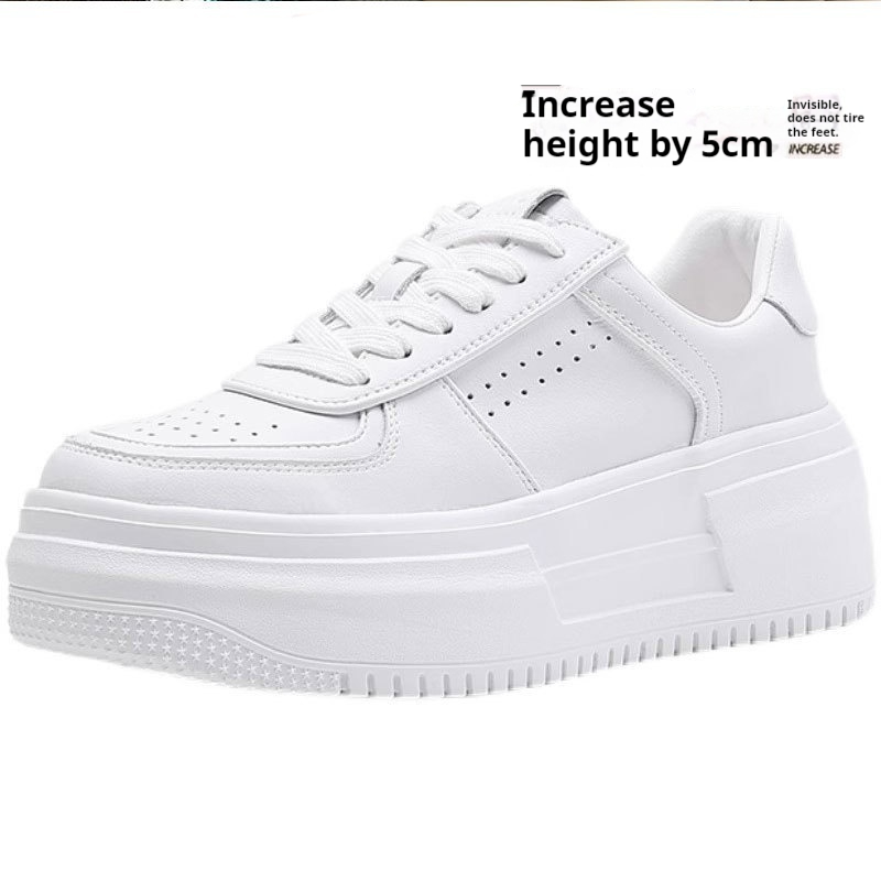 Versatile Thick-soled Height-increasing Casual Sneakers For Women