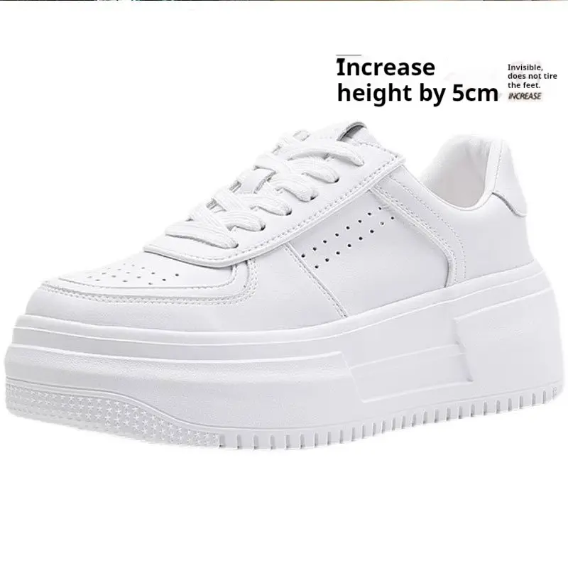 Versatile Thick-soled Height-increasing Casual Sneakers For Women