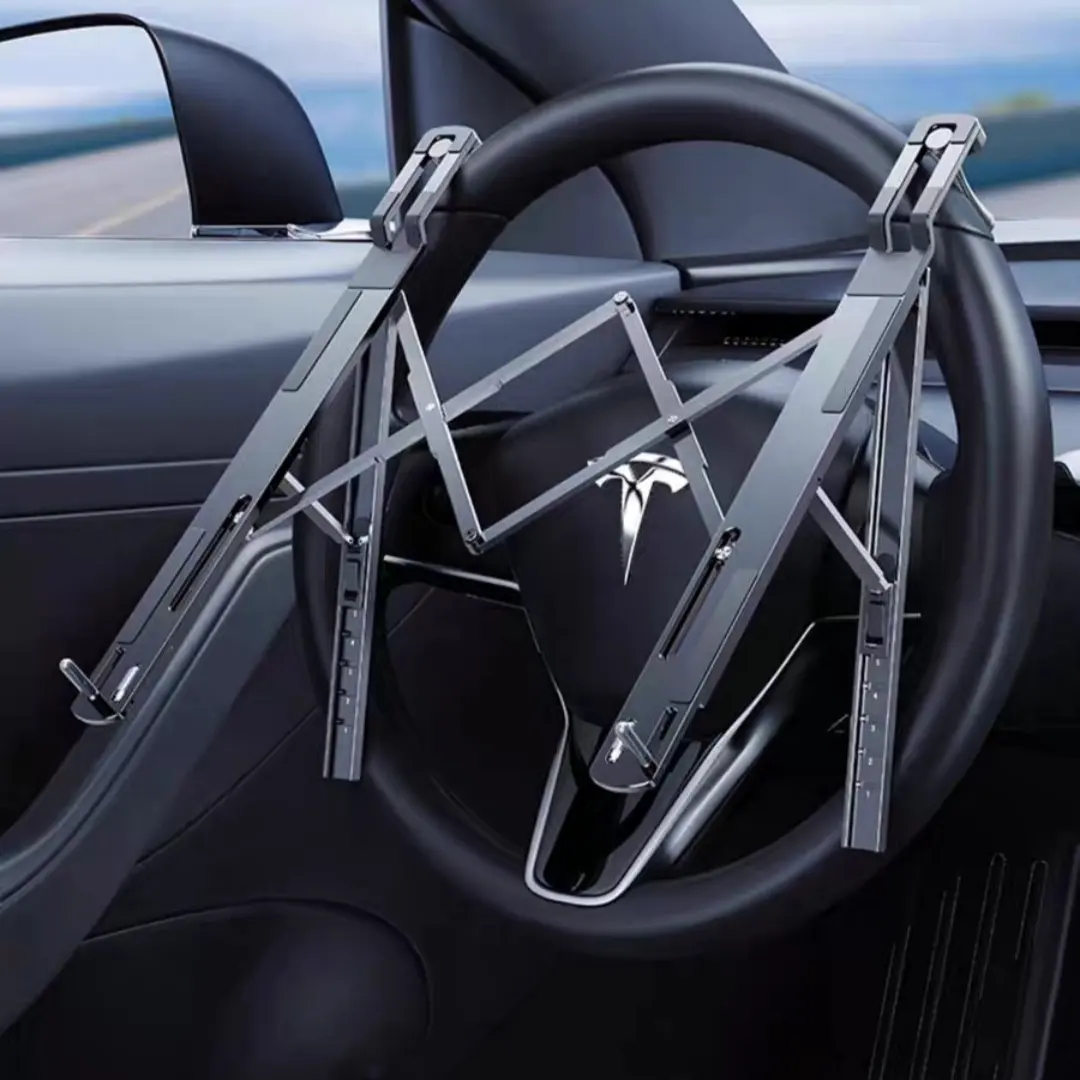 Car-mounted Steering Wheel Laptop Holder Multi-functional Folding