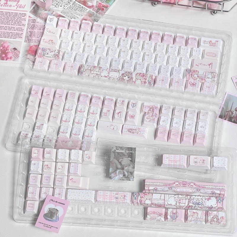 Dollhouse-height tastatur Keycaps Sublimated Custom Design - Miniatyr 2