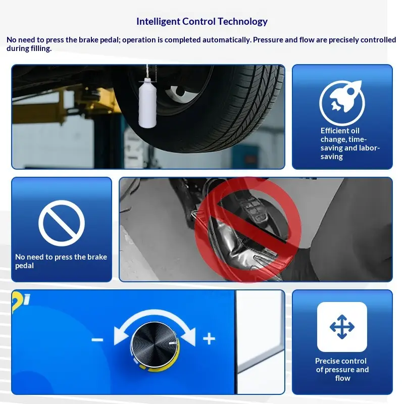 Fully Automatic Automotive Brake Fluid Exchange And Maintenance Equipment
