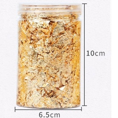 Artistic Nail Art Gold Foil Fragment Decoration