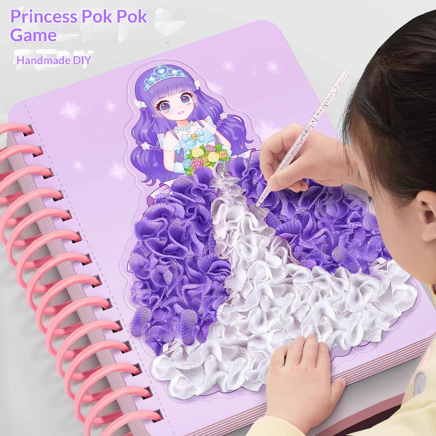 Creative Princess Poke-and-Pop Puzzle Toy