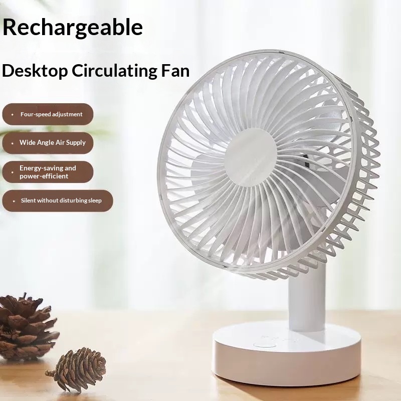 Swivel Desktop Electric Fan For Office And Dormitory Use