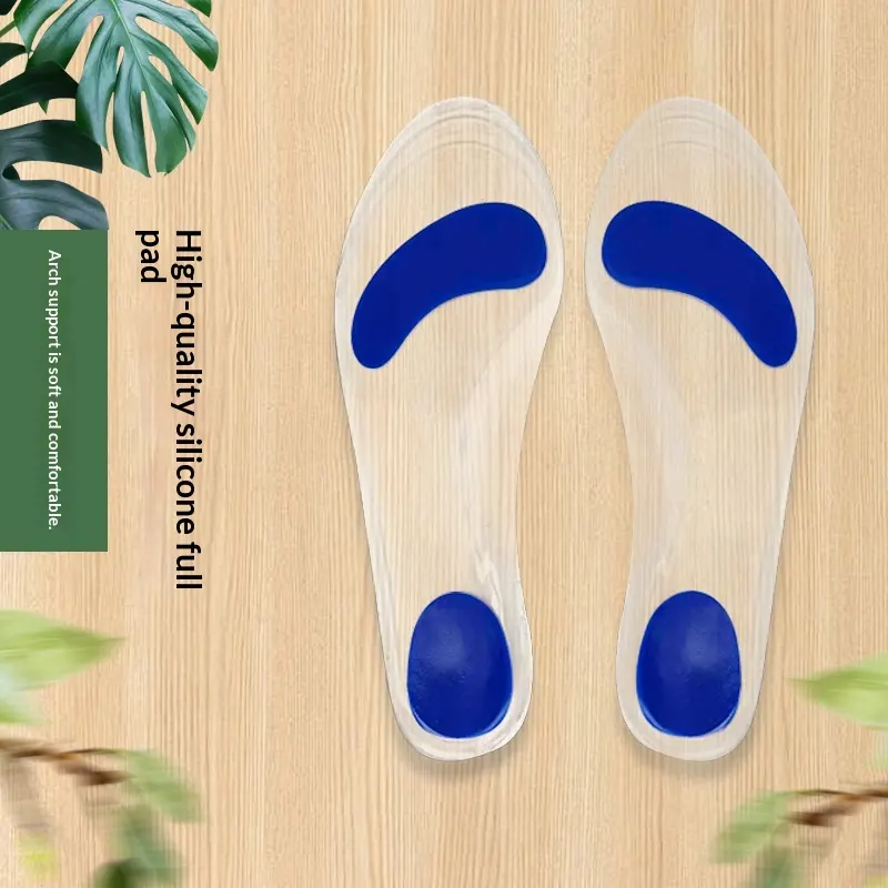 Men and Women Shock-absorbing Insoles for Flat Feet Correction